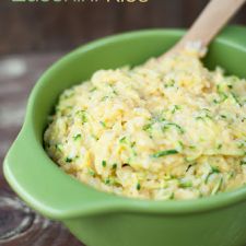 Cheesy Zucchini Rice