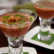 Gazpacho with Shiso Oil by Ming Tsai