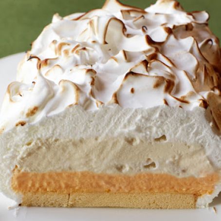 Baked Alaska II (vanilla & orange)