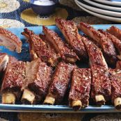 Glazed Spice Rubbed Spareribs