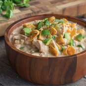 Creamy Crockpot White Chicken Chili