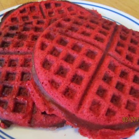 Red Velvet Waffles