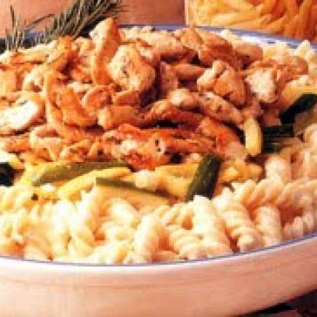 Pasta with Chicken and Squash