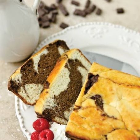 Low Carb Chocolate Marble Ricotta Cake