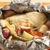 Grilled Parmesan-Ranch-Chicken Packs