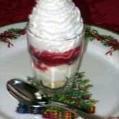 Pomegranate Cheesecake Shots