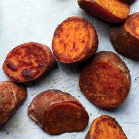 Old Bay Roasted Sweet Potatoes