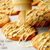 Cinnamon Chip Cookies with a Vanilla Glaze