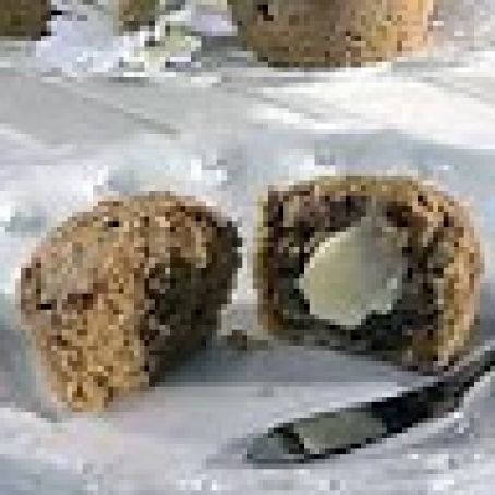 Carrot Coconut Muffins with Honey Butter