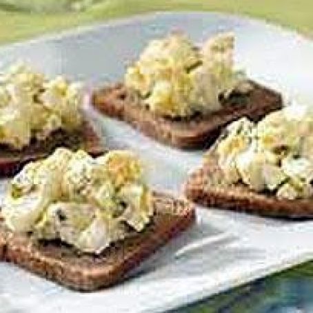 Creamy Egg Salad Appetizers