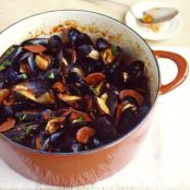 Spicy Mussels and Chorizo