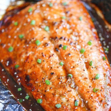 Asian Salmon in Foil