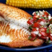 Crusty Tilapia with Pico de Gallo