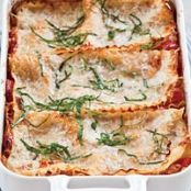 Free-Form Sausage-and-Three-Cheese Lasagna