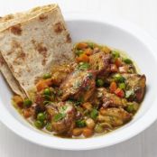 Caribbean Chicken Roti