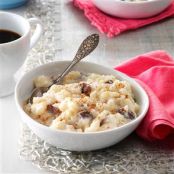 OLD- FASHIONED RICE PUDDING
