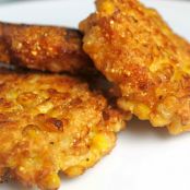 Cheesy Corn Fritters