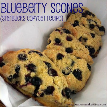 Blueberry Scones (Starbucks Copycat) Recipe