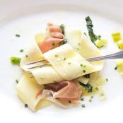 pappardelle with Arugula and Prosciutto