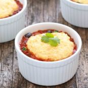 Cornbread-topped Chili Pot Pies