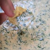 Hot Spinach Salsa Queso Dip