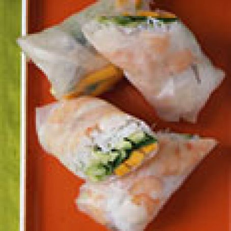 Mango Shrimp Summer Rolls