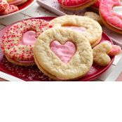 Valentine Heart Sandwich Cookies