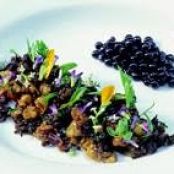 Baby Snails in Two Textures: Aromatic Herbs and Elder Flower