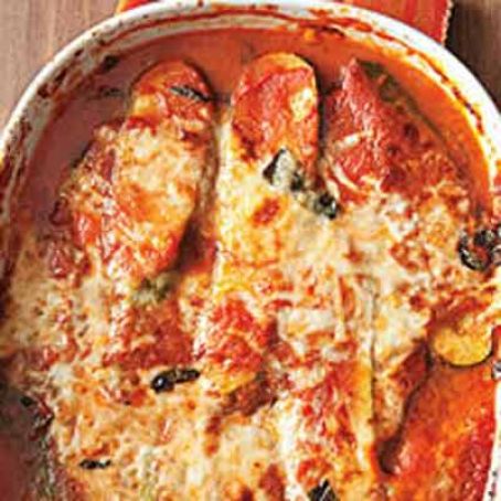 Baked Eggplant and Zucchini