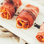 Sweet Potato Rolls Wrapped Prosciutto