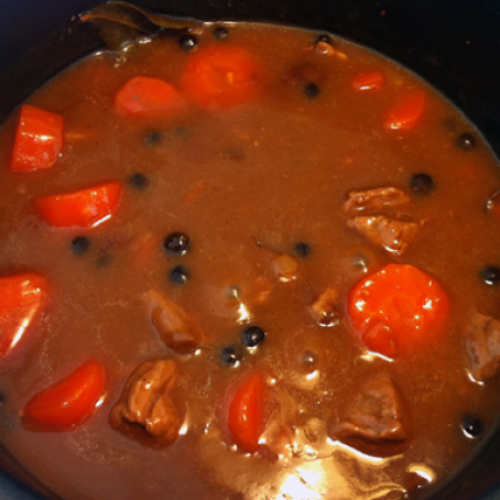 Great-grandma Ellen's Skånsk kalops (Swedish beef stew)