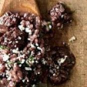 Drunken Risotto with Sausage and Spinach