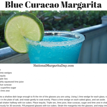 Margarita - Blue Curacao Margarita