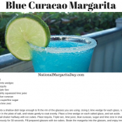 Margarita - Blue Curacao Margarita