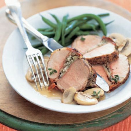 Prosciutt-Mushroom Pork Tenderloin