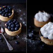Blueberry meringue pie
