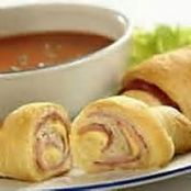 Glazed Honey Ham Party Rolls