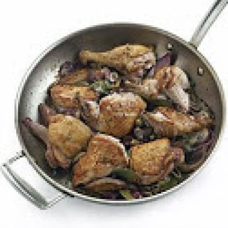 Pan-Roasted Chicken with Olives and Lemon