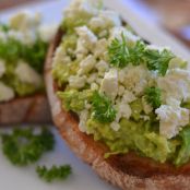 AVOCADO TOAST - Smashed Avocado and Feta on Toast