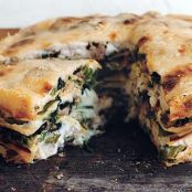 SAUSAGE & BROCCOLI RABE TORTA