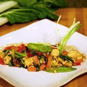 Pineapple chicken stir-fry