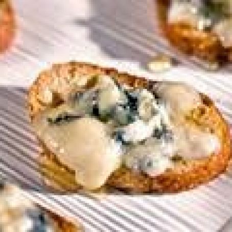 Bruschetta with Gorgonzola Cheese and Honey