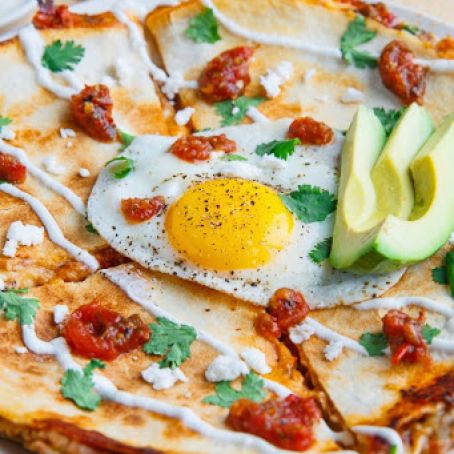 Quesadilla Huevos Rancheros