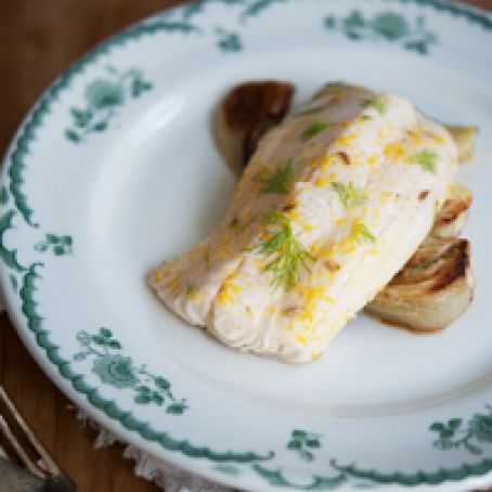 Orange and Fennel Roasted Cod (Or Sea Bass)