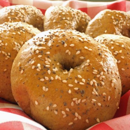 Pumpkin Spice Bagels