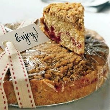 Strawberry Jam Crumb Cake