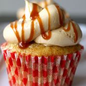 Apple Cupcakes with Caramel Buttercream