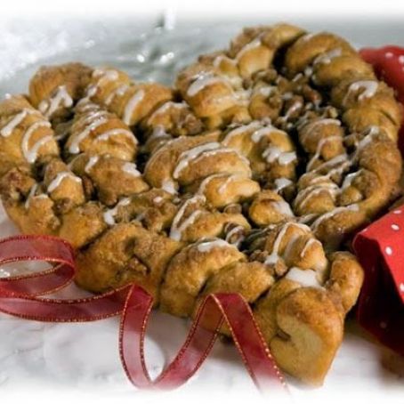 Twisted Valentine Bread