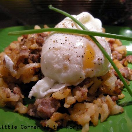 Hash Brown Casserole with Sausage and Eggs