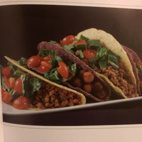 Blue Corn Chickpea Tacos
